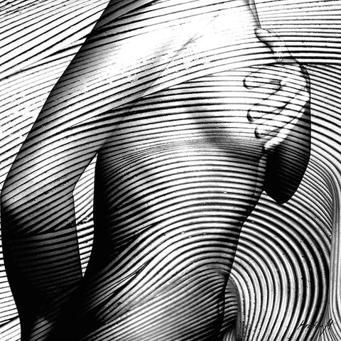 Série noir et blanc " L'équilibre fragile " - Kristine M
